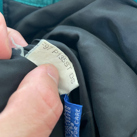 VTG Starter Jacket NFL MIAMI DOLPHINS Puffer Coat w Hood Mens Large Pullover - Picture 13 of 16